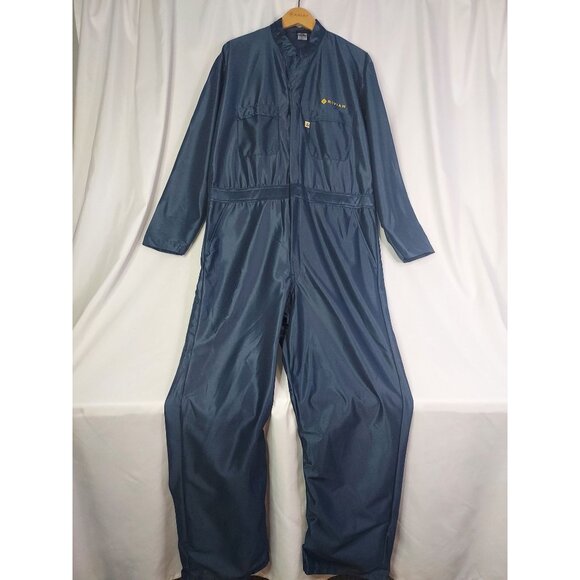Red Kap x Rivian Anti-Static Coverall Men's Med RG Navy Blue - Picture 1 of 15